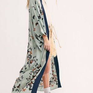 FREE PEOPLE BUTTERFLY DUSTER KIMONO